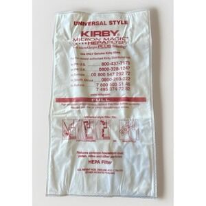 Genuine Kirby Micron Magic Micro Allergen Plus HEPA Vacuum Filter Bags Single Ba